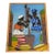 Vintage Mid-20th Century Senegalese "Suwer" Reverse Glass Painting by Ibrahima Sall For Sale