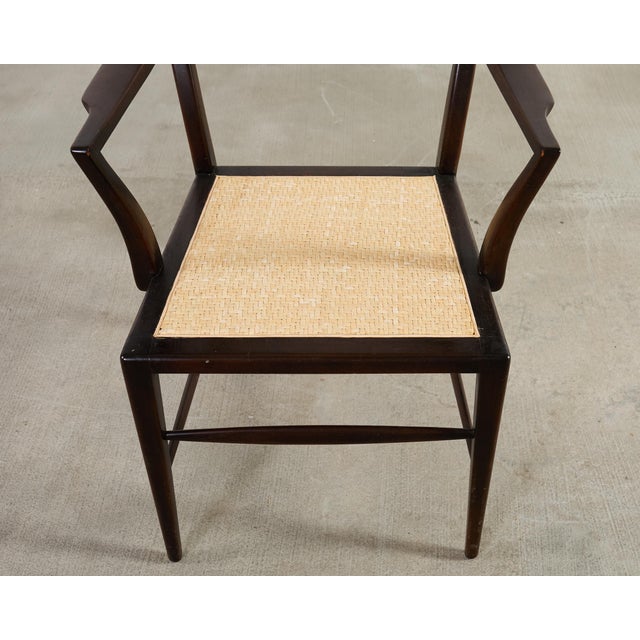 Set of Four Antler Dining Chairs by Edward Wormley for Dunbar For Sale - Image 12 of 18