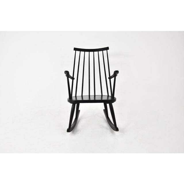 Rocking Chair by Lena Larsson for Nesto, 1960s For Sale - Image 3 of 13