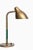 Metal Modern Danish Brass and Vinyl Table Lamp by Vilhelm Lauritzen, 1940s For Sale - Image 7 of 8