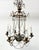 Louis XVI Glass Chandelier with Pearl Garland and Painted Sheet Metal For Sale - Image 10 of 18