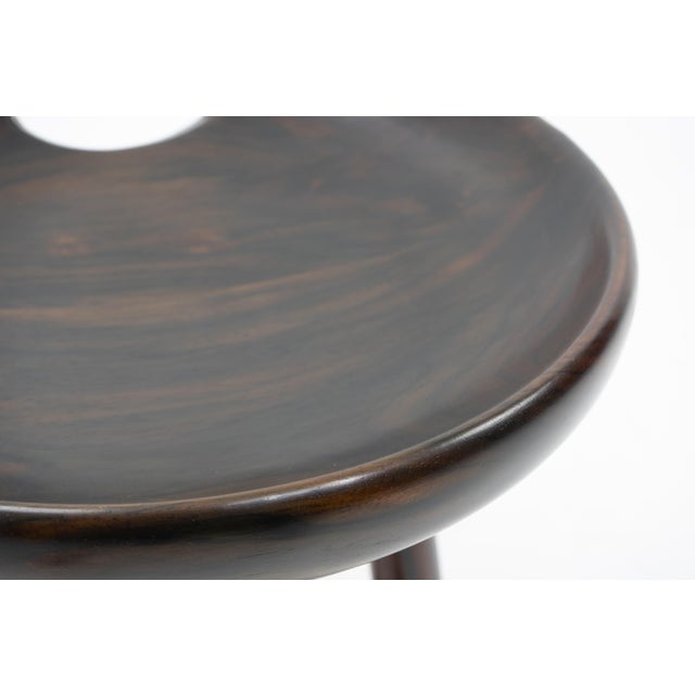 Brown Mocho Stool by Sergio Rodrigues for Oca, 1950s For Sale - Image 8 of 11