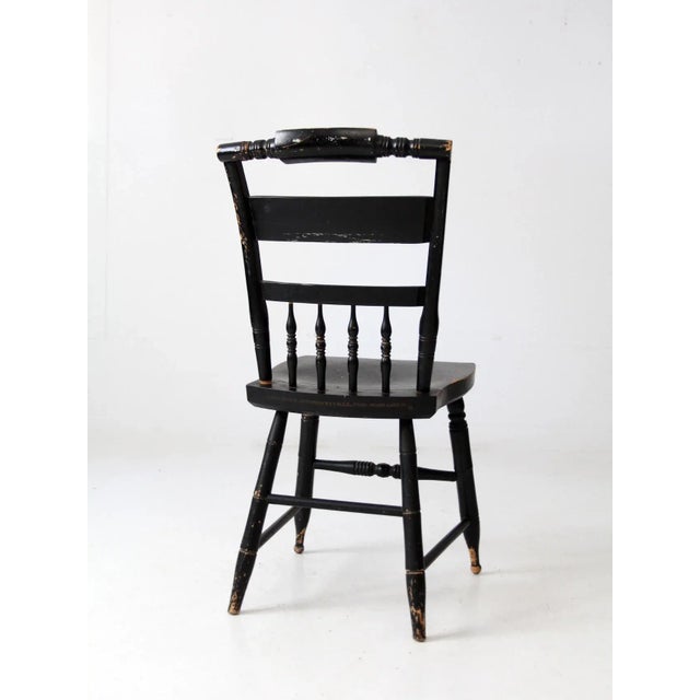 Vintage Hitchcock Stencil Chair For Sale - Image 10 of 12