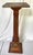 Wood Antique Mahogany Neoclassical Pedestals on Plinth Bases - A Pair For Sale - Image 7 of 16