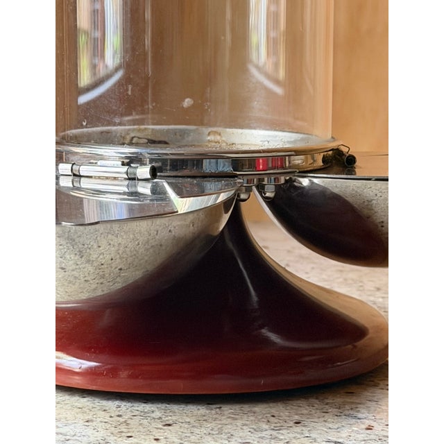 Mid-Century Modern Space Age Italian Revolving Condiment Server in Chrome, Italy, 1950s For Sale - Image 18 of 18