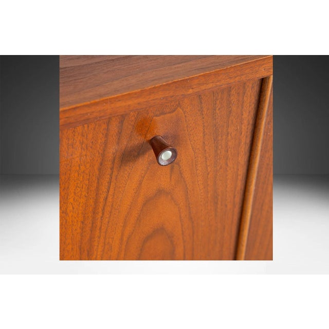 Brown Mid 20th Century Mid-Century Modern Walnut Dresser For Sale - Image 8 of 10