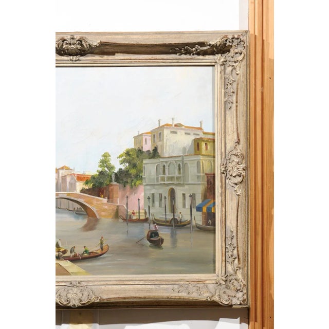 Mid 19th Century Venetian Scene Oil Painting, Framed For Sale In Atlanta - Image 6 of 12
