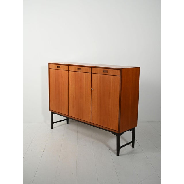 Scandinavian Highboard by Skaraborgs, 1960s For Sale - Image 4 of 14