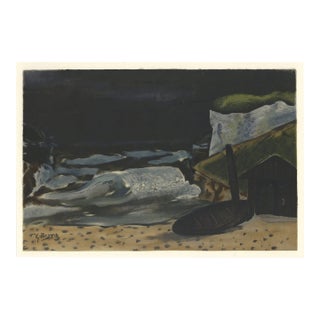 Braque Lithograph La Vague 1932 Varengeville For Sale
