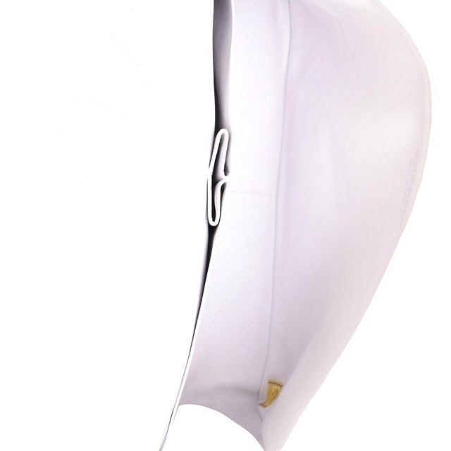 White White Aged Calfskin Quilted 2.55 Reissue 227 Flap For Sale - Image 8 of 8