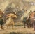 Brown Vintage Framed the Abduction of Pocahontas Print After j.l.g. Ferris, Historical Colonial Wall Art. For Sale - Image 8 of 10