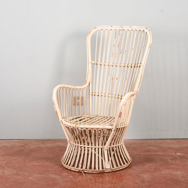Armchair in Bamboo, 1960s For Sale - Image 12 of 18