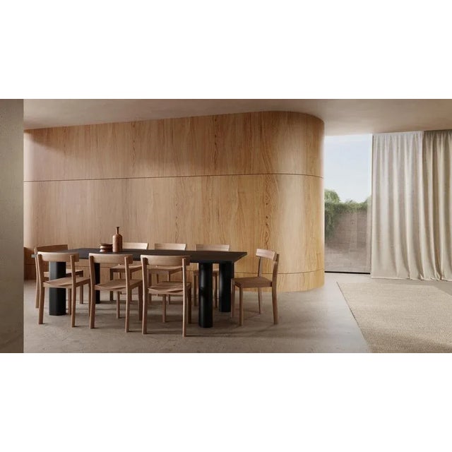 Black Galta Forte 240 Dining Table in Black Oak by Kann Design For Sale - Image 8 of 10