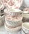 Vintage Shabby Chic Queens "Chelsea Toile" Pink Dinnerware Set of 53 For Sale In Palm Springs - Image 6 of 12