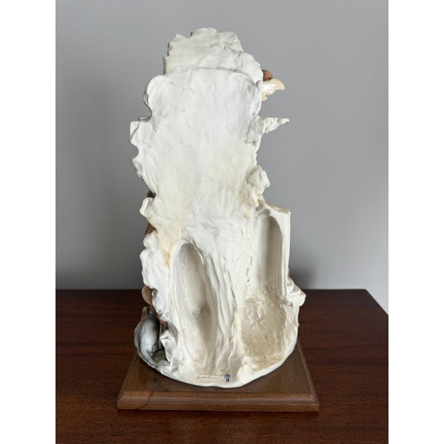 Experience the tranquility and artistry of the Vintage 1983 Giuseppe Armani Florence Collection Nativity Group Sculpture,...