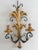 Hollywood Regency Large Florentine wall lamp, Italy, 1970s Height 54 cm Width 33 cm Depth 15.5 cm 2 x E12 / E14 sockets...