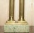 Antique Victorian Marble & Brass Roman Grand Tour Statue Columns Pillars, Set of 2 For Sale - Image 6 of 18