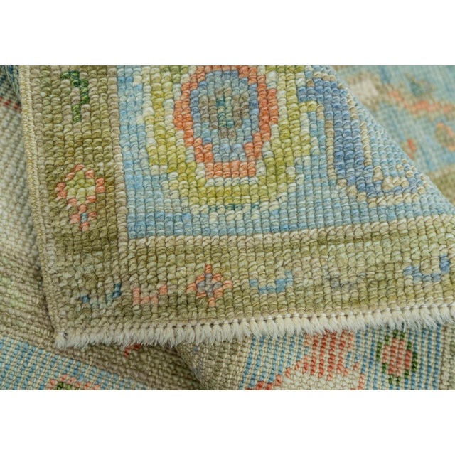 Turkish Oushak Rug 2'10"x 5'11" #20115 For Sale In Houston - Image 6 of 8