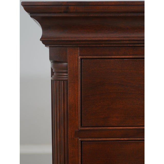 Brown Stickley Chippendale Cherry High Chest of Drawers For Sale - Image 8 of 16