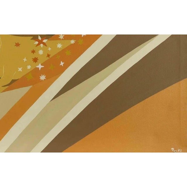 Contemporary Genny Puccini, Taurus, 1973, Acrylic on Canvas For Sale - Image 3 of 4