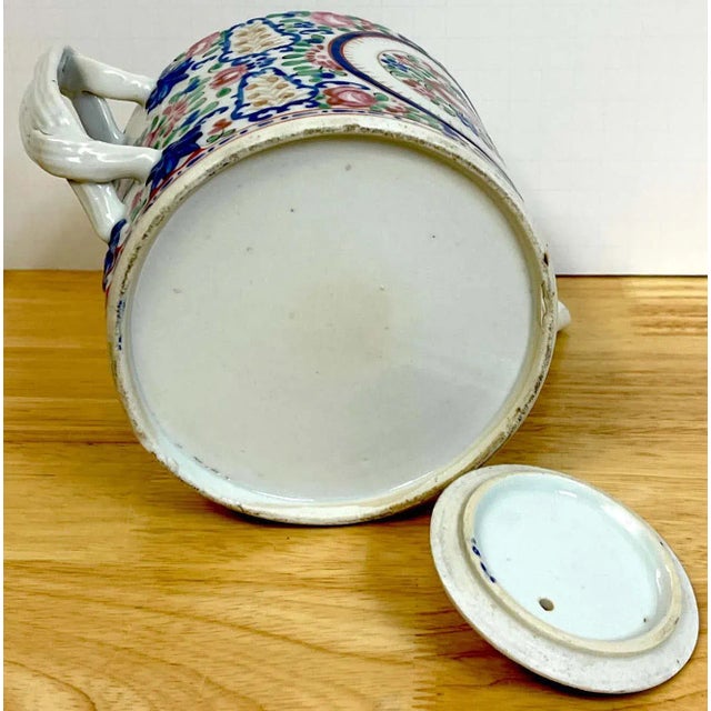 18th C Chinese Export Famille Rose Tea Pot, in the French Taste For Sale - Image 11 of 12