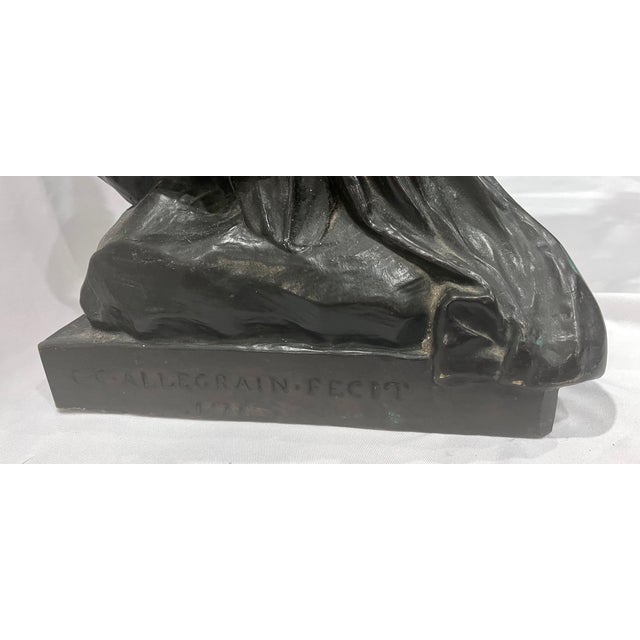 19th Century French Bronze Figure "Venus Emerging From the Bath" After Allegrain - 33" Tall For Sale - Image 15 of 18