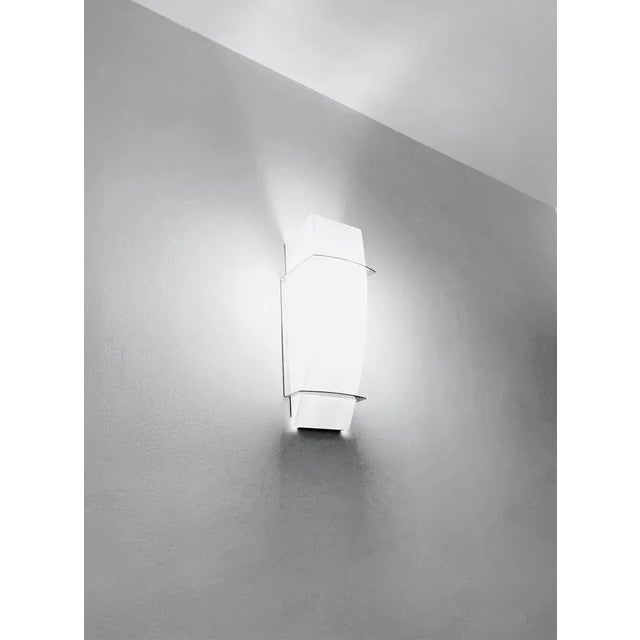 Satin Glass and Metal Wall Light by Léonardo Marelli for Estiluz For Sale - Image 3 of 9