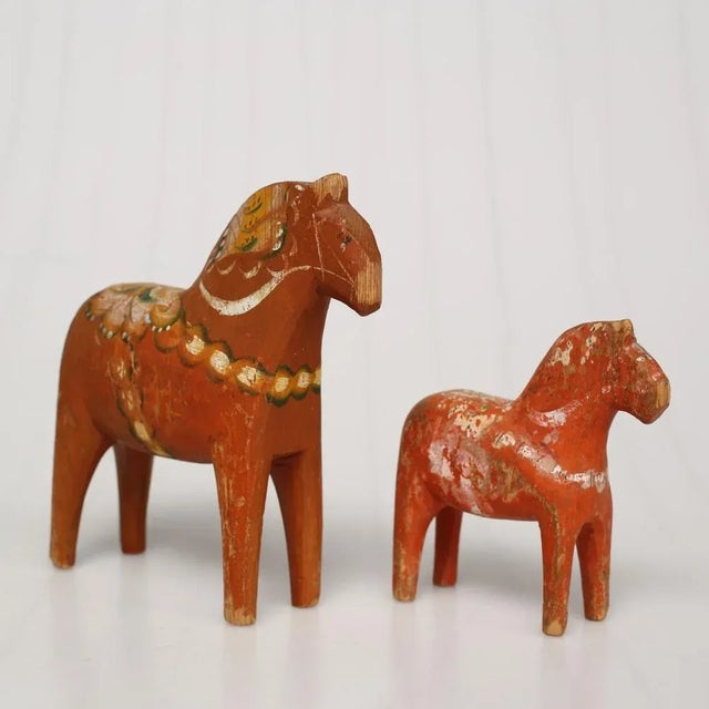 Swedish Happiness Horses, 1820s, Set of 2 For Sale - Image 4 of 4