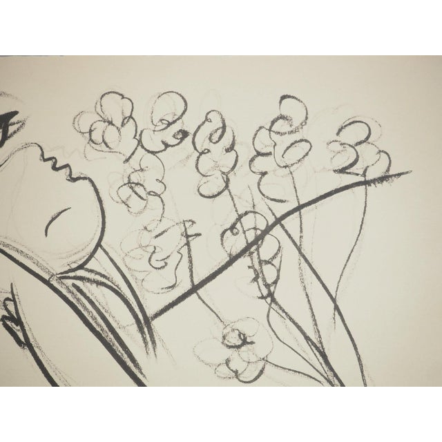 Modern Pablo Picasso, The Girl and the Minotaur, Lithograph and Stencil For Sale - Image 3 of 6