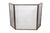 Vintage Folding Fireplace Screen Spark Guard For Sale In New York - Image 6 of 9
