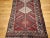 Vintage Persian Shiraz Tribal Area Rug, Handwoven Geometric Pattern, Burgundy & Ivory, 5’ X 10’ For Sale - Image 11 of 12