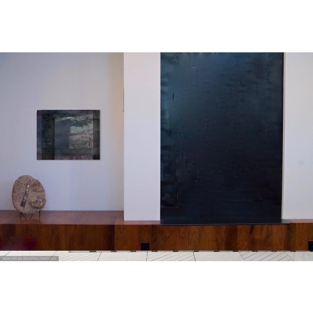 "Shades of Black" Martha Holden Abstract Original Painting on Paper. For Sale In Los Angeles - Image 6 of 8