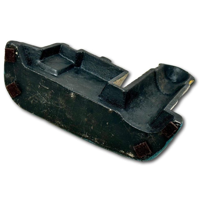 Excellent Antique American Cast Iron New England Cape Cod Lighthouse & Salt Box Cottage Doorstop Circa 1920s For Sale - Image 16 of 18