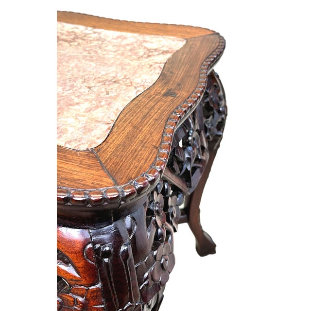 19th Century Oriental Hardwood Rectangular Coffee Table, 1870s For Sale - Image 6 of 12