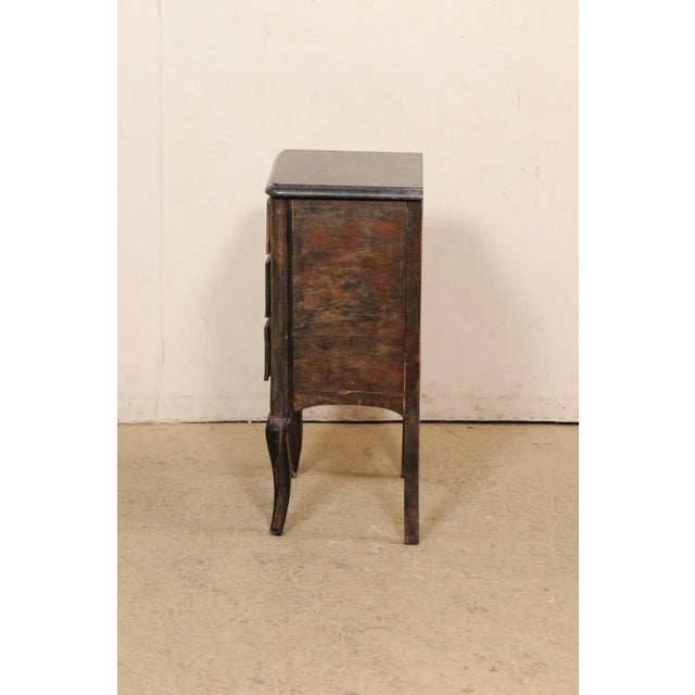 19th Century French Marble Top End Chest For Sale - Image 4 of 11