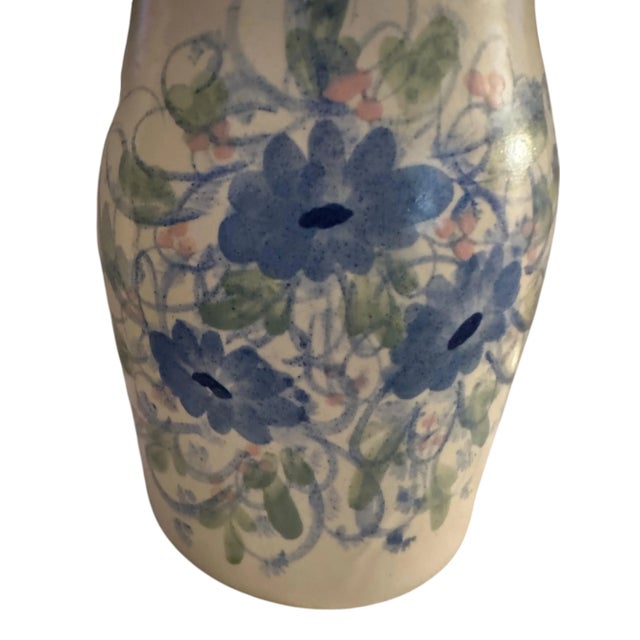 Ceramic Vintage East Texas Pottery Pitcher Vase For Sale - Image 7 of 12