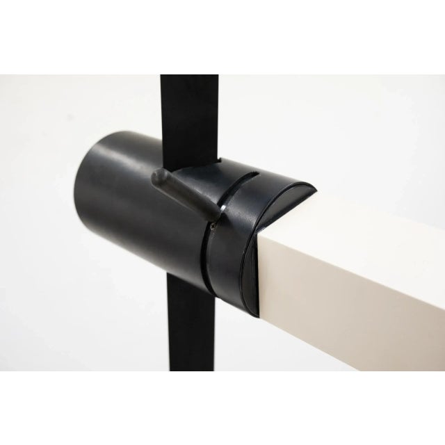 Black Model Caltha Adjustable Floor Lamp by Gianfranco Frattini for Luci, 1982 For Sale - Image 8 of 15