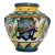 Italian Terra Cotta Majolica Vase For Sale