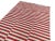 Mid-Century Modern Handmade Cotton Striped Rug, Red And White 8'x10' For Sale - Image 3 of 7