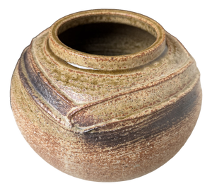 Chikuzen Koishiwara-Yaki Ikebana Vase by Yanase Sanemon, 1970s