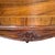 20th Century Italian Walnut Burl Corner Cabinet with Inlaid Wood and Glass Doors, 1890s For Sale - Image 5 of 9