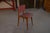 Designer Oak and Red Skai Chairs, 1960s, Set of 4 For Sale - Image 9 of 13