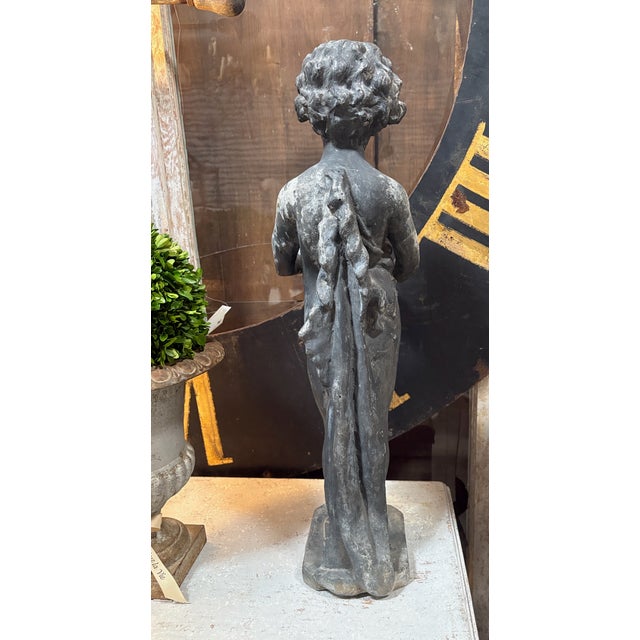 Late 19th Century English Piping Pan Lead and Zinc Fountain Figure For Sale In San Diego - Image 6 of 18