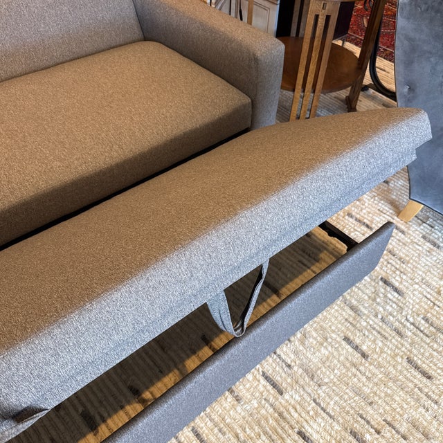 Queen Size Room & Board Aldrich Platform Sleeper Sofa For Sale - Image 9 of 11