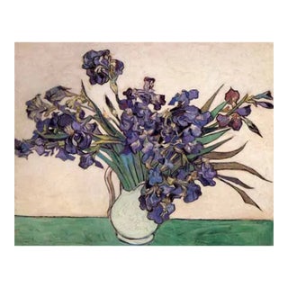 Van Gogh Stilllife With Irises LTD Edition Giclee For Sale