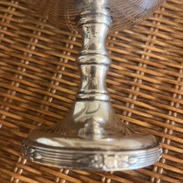 1940s Sterling Silver Antique Candy Dish For Sale - Image 5 of 7