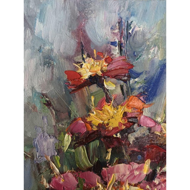Oil Painting Daisies Kuzeminsky Nikolay Borisovich For Sale - Image 4 of 11