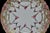 Metal Antique Painted Porcelain Plate Nippon Encrusted Gold Pink Rose Garlands For Sale - Image 7 of 15