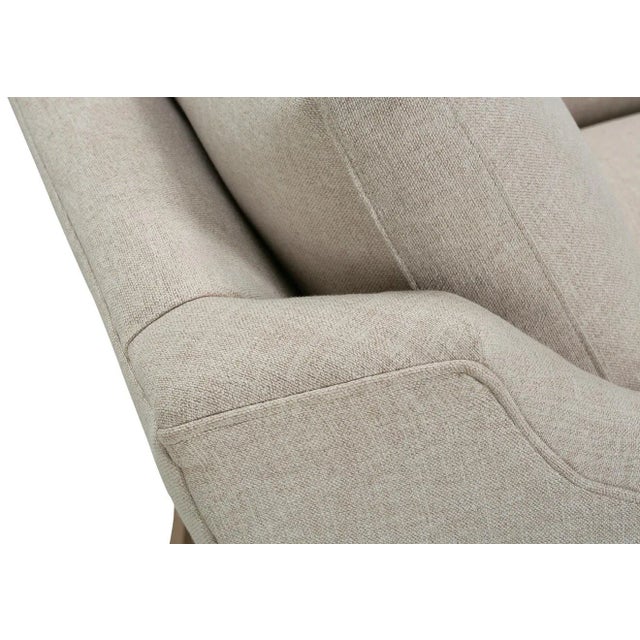 Not Yet Made - Made To Order Greta Chair, Flax Linen For Sale - Image 5 of 13