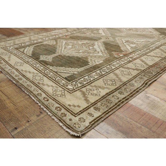 Antique Turkish Malayer Rug Runner - 04'02 X 12'02 For Sale In Dallas - Image 6 of 8